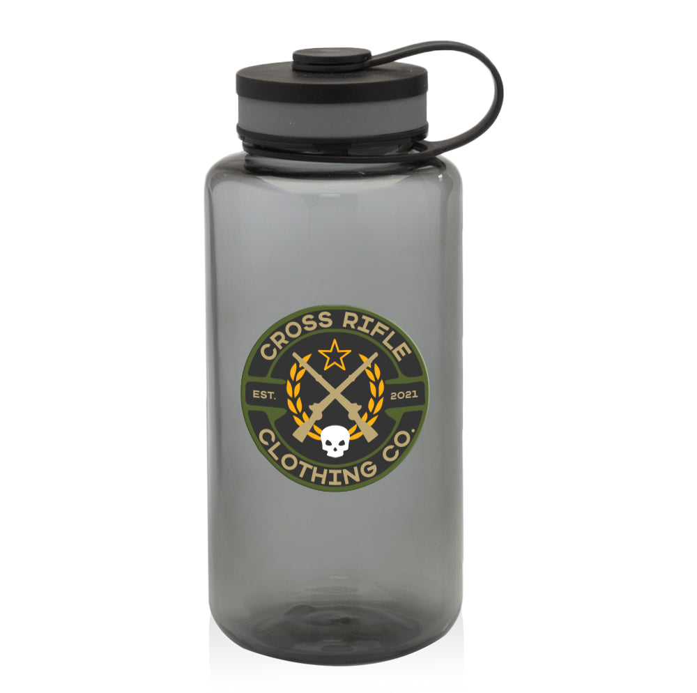 Cross Rifle Company Logo Water Bottle