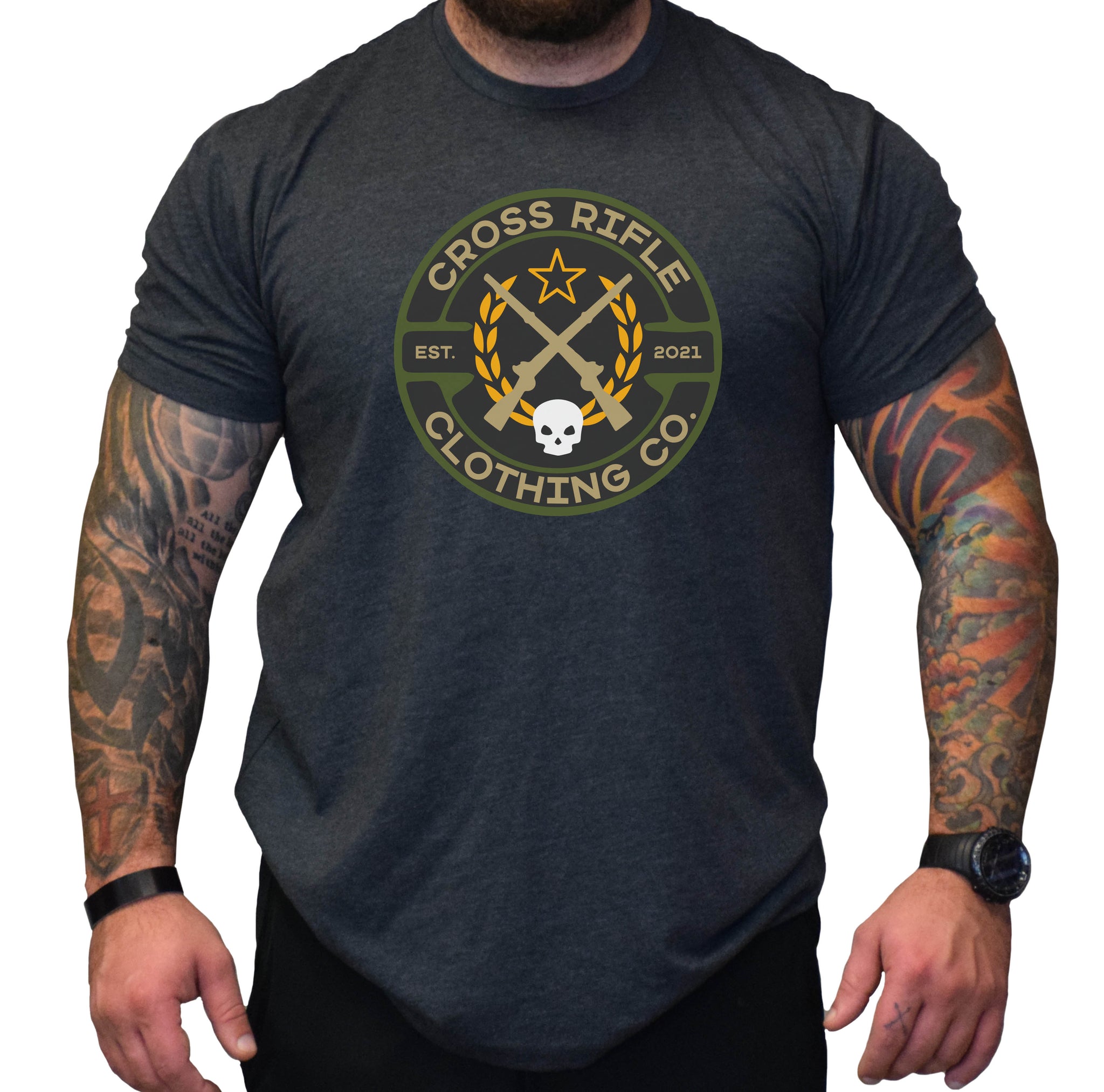Cross Rifle Clothing Logo Shirt
