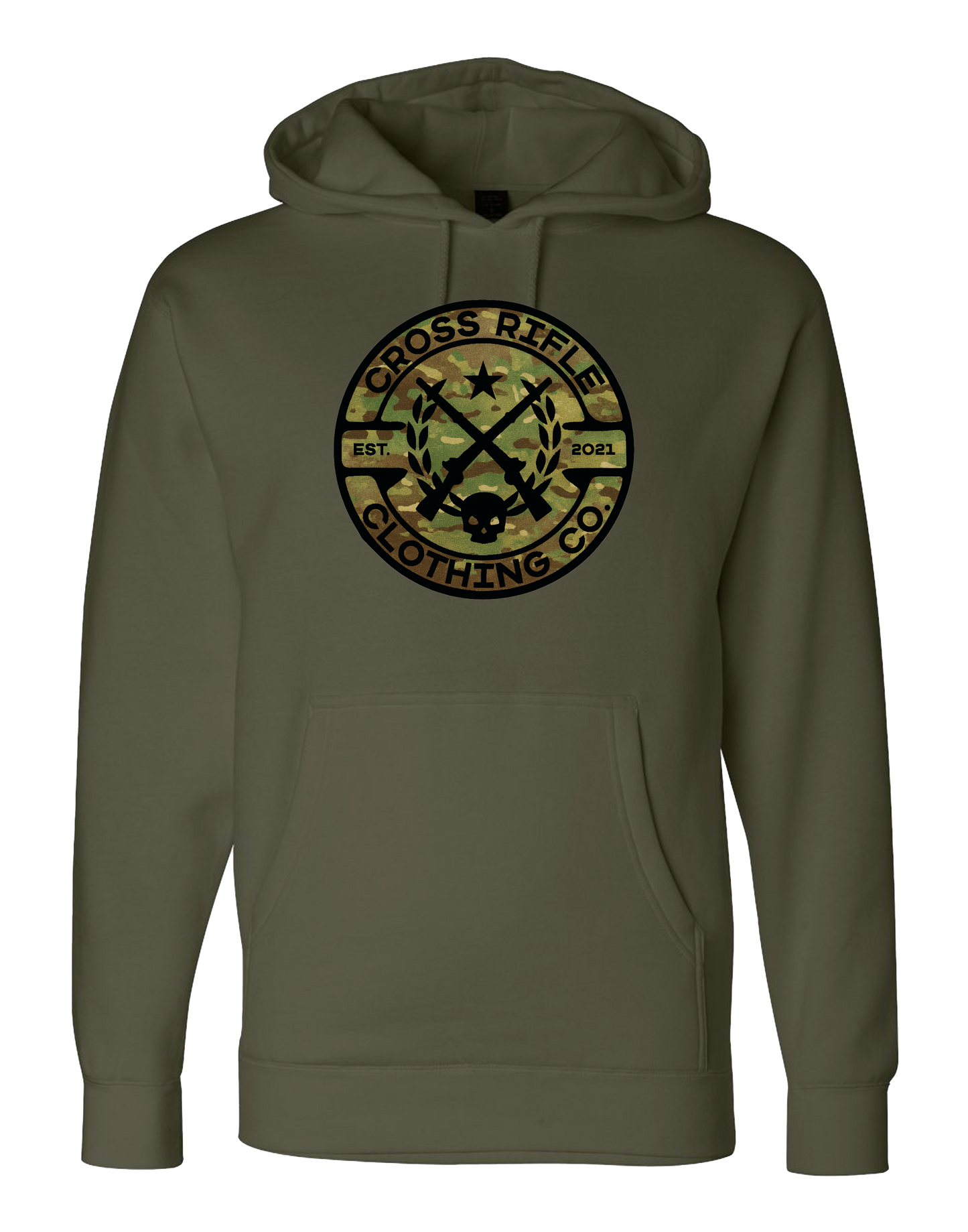 CRCC Multicamo Logo Hoodie