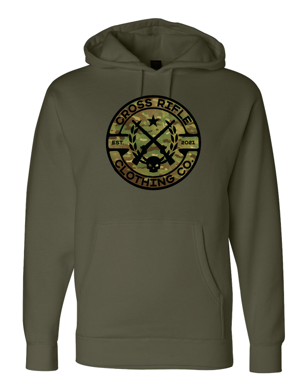CRCC Multicamo Logo Hoodie