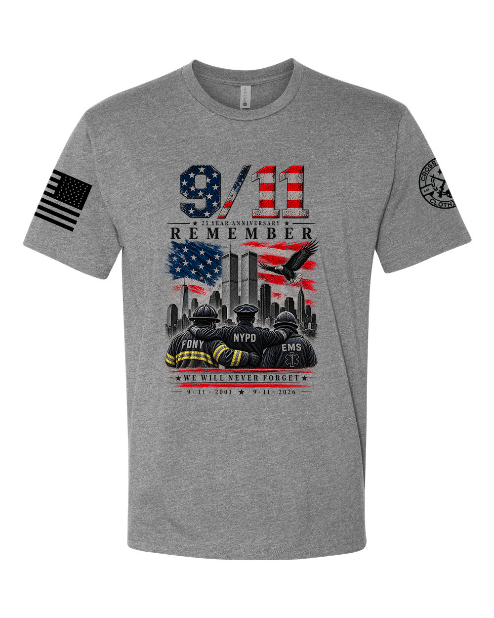 9/11 REMEMBER TEE SHIRT
