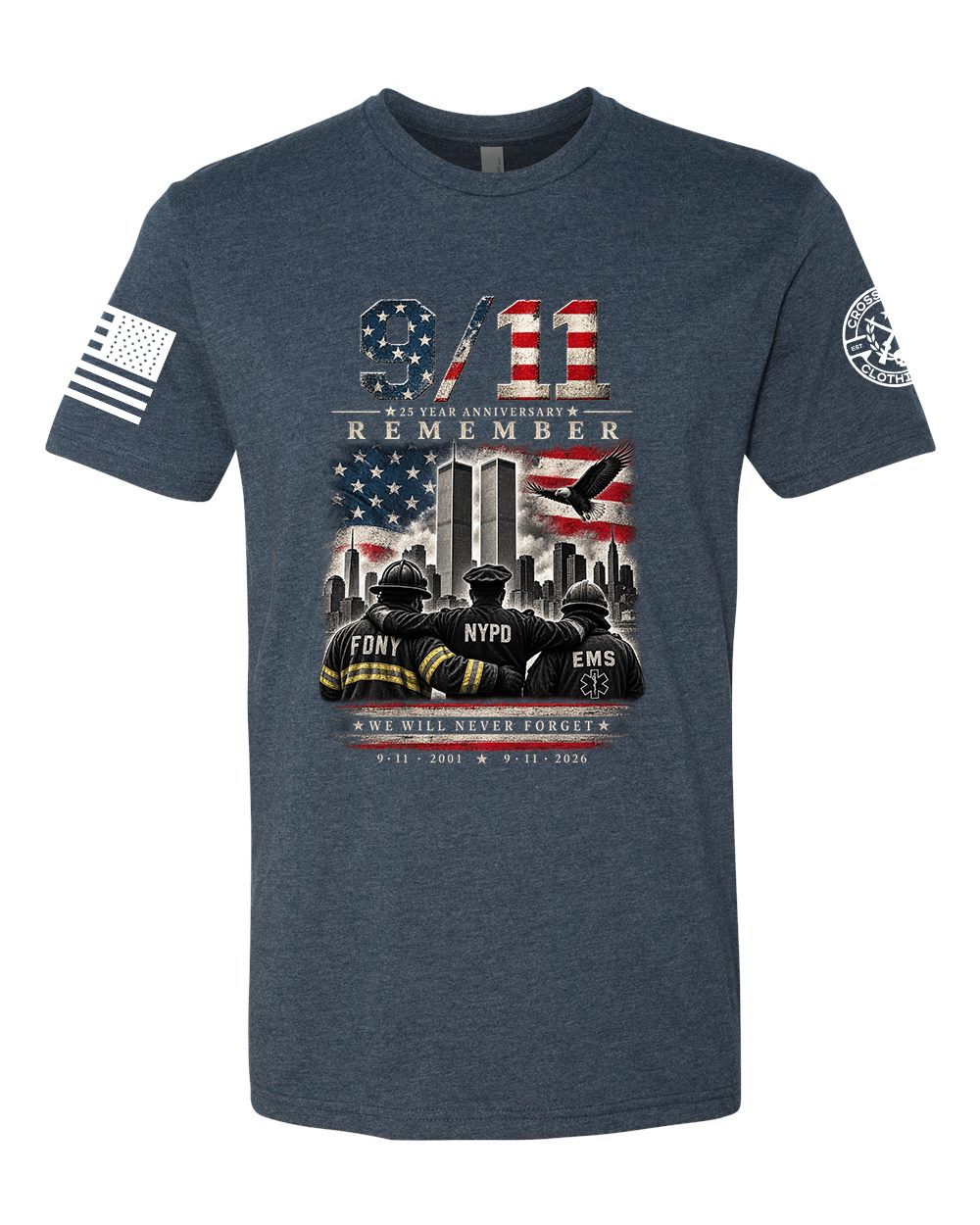 9/11 REMEMBER TEE SHIRT