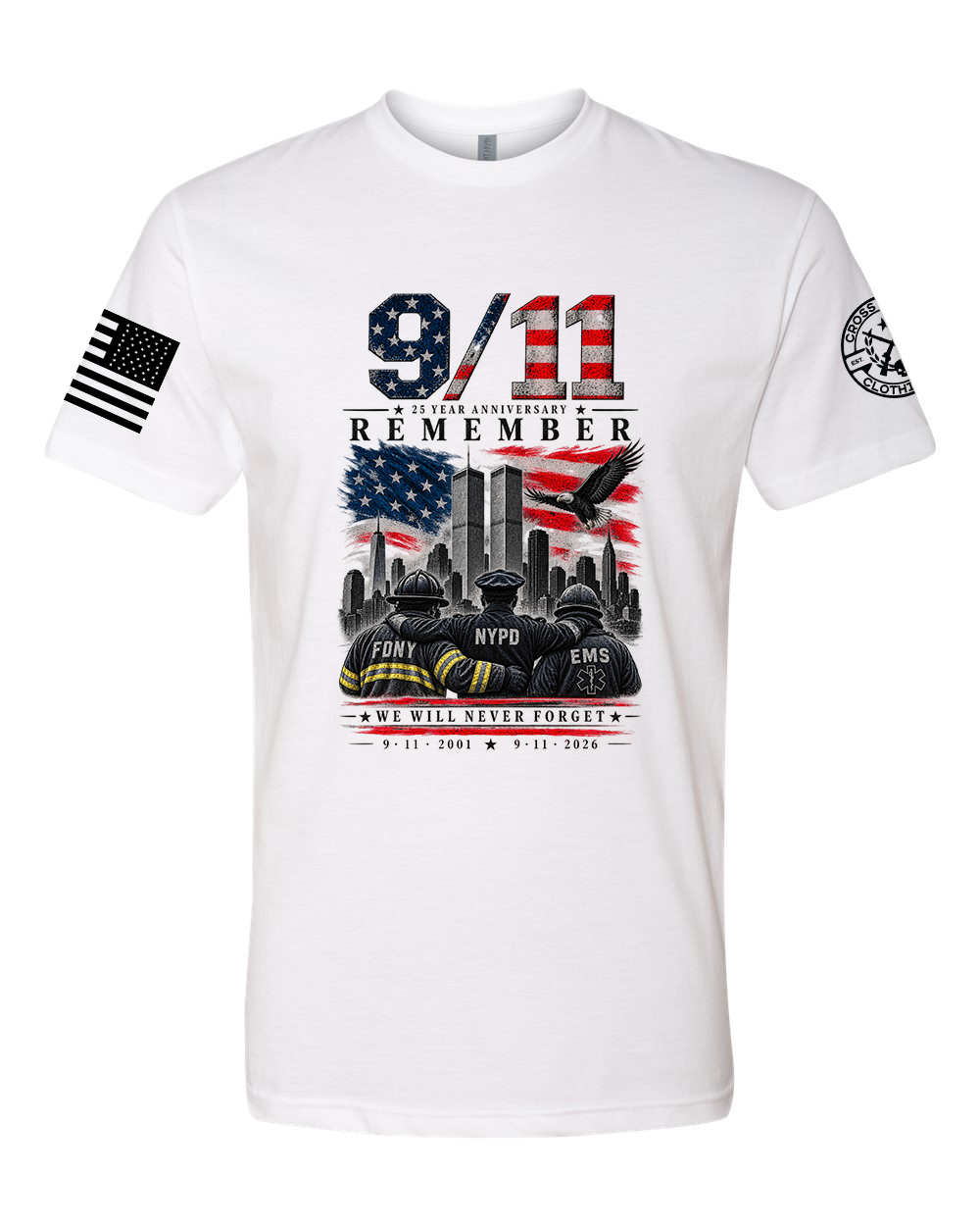 9/11 REMEMBER TEE SHIRT