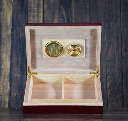 CRCC LOGO LASER ENGRAVED HUMIDOR