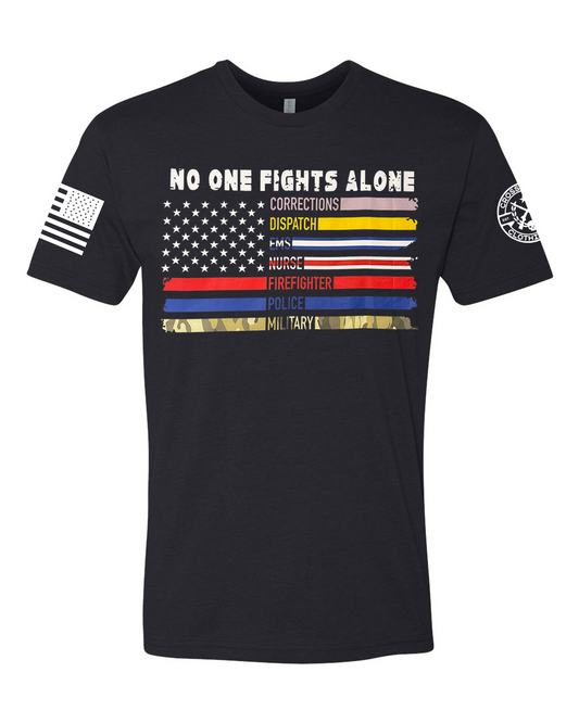 NO ONE FIGHTS ALONE TEE SHIRT