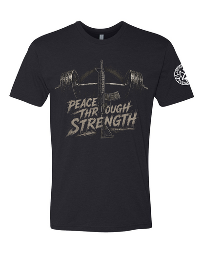 PEACE THROUGH STRENGTH TEE SHIRT