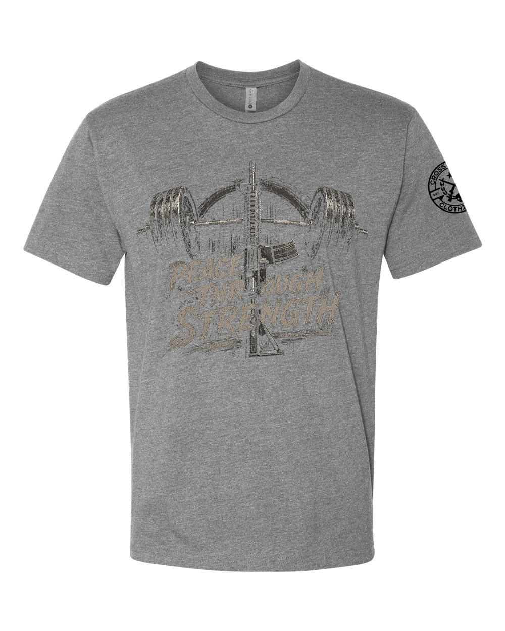 PEACE THROUGH STRENGTH TEE SHIRT