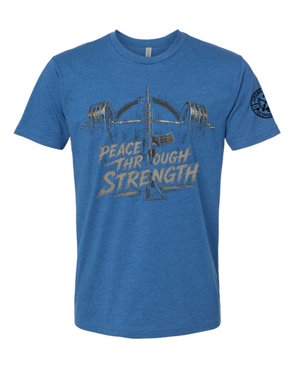 PEACE THROUGH STRENGTH TEE SHIRT