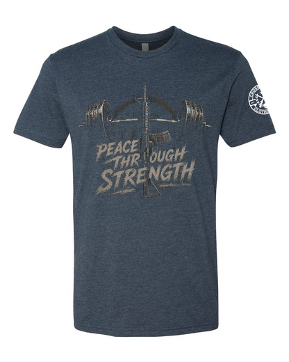 PEACE THROUGH STRENGTH TEE SHIRT