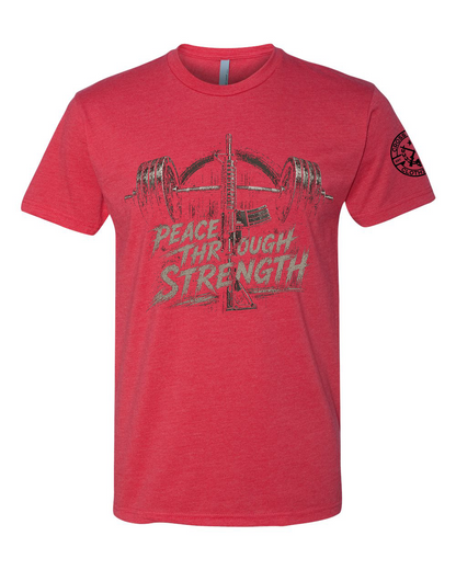 PEACE THROUGH STRENGTH TEE SHIRT