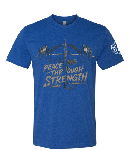 PEACE THROUGH STRENGTH TEE SHIRT