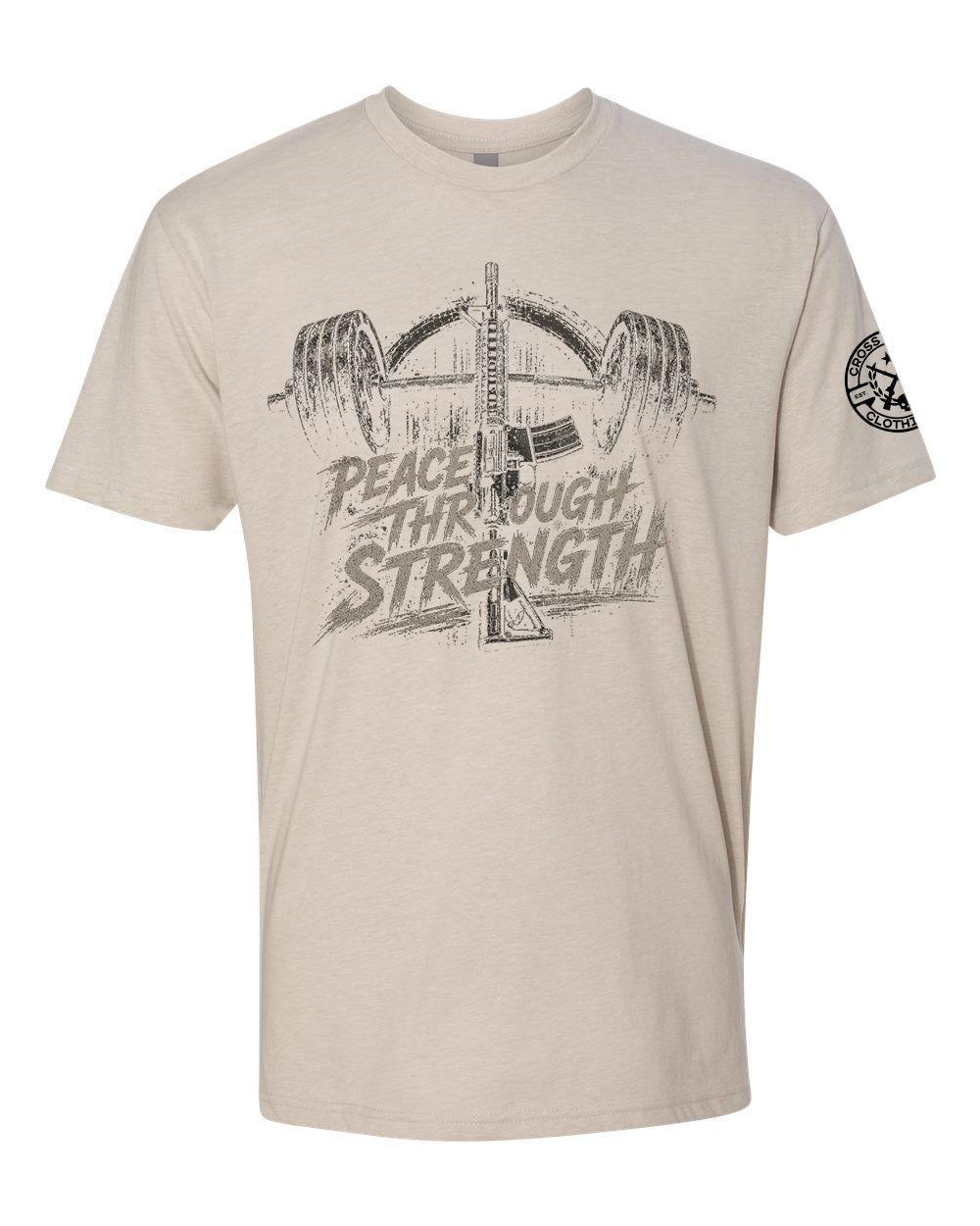 PEACE THROUGH STRENGTH TEE SHIRT