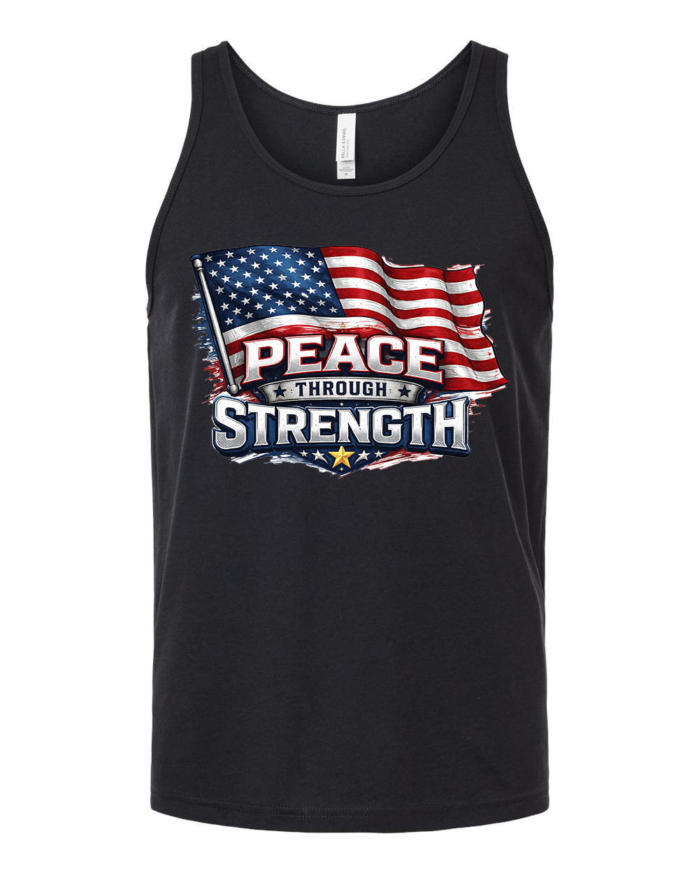 PEACE THROUGH STRENGTH TANK TOP
