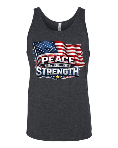 PEACE THROUGH STRENGTH TANK TOP