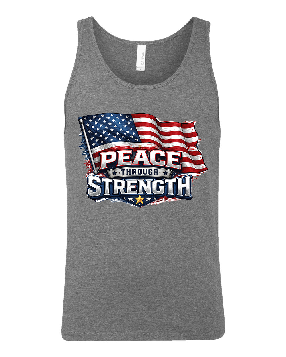 PEACE THROUGH STRENGTH TANK TOP