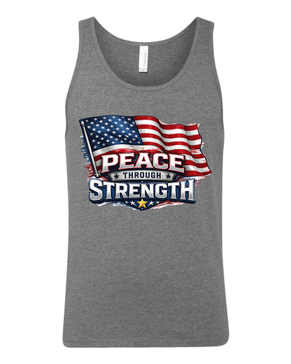 PEACE THROUGH STRENGTH TANK TOP