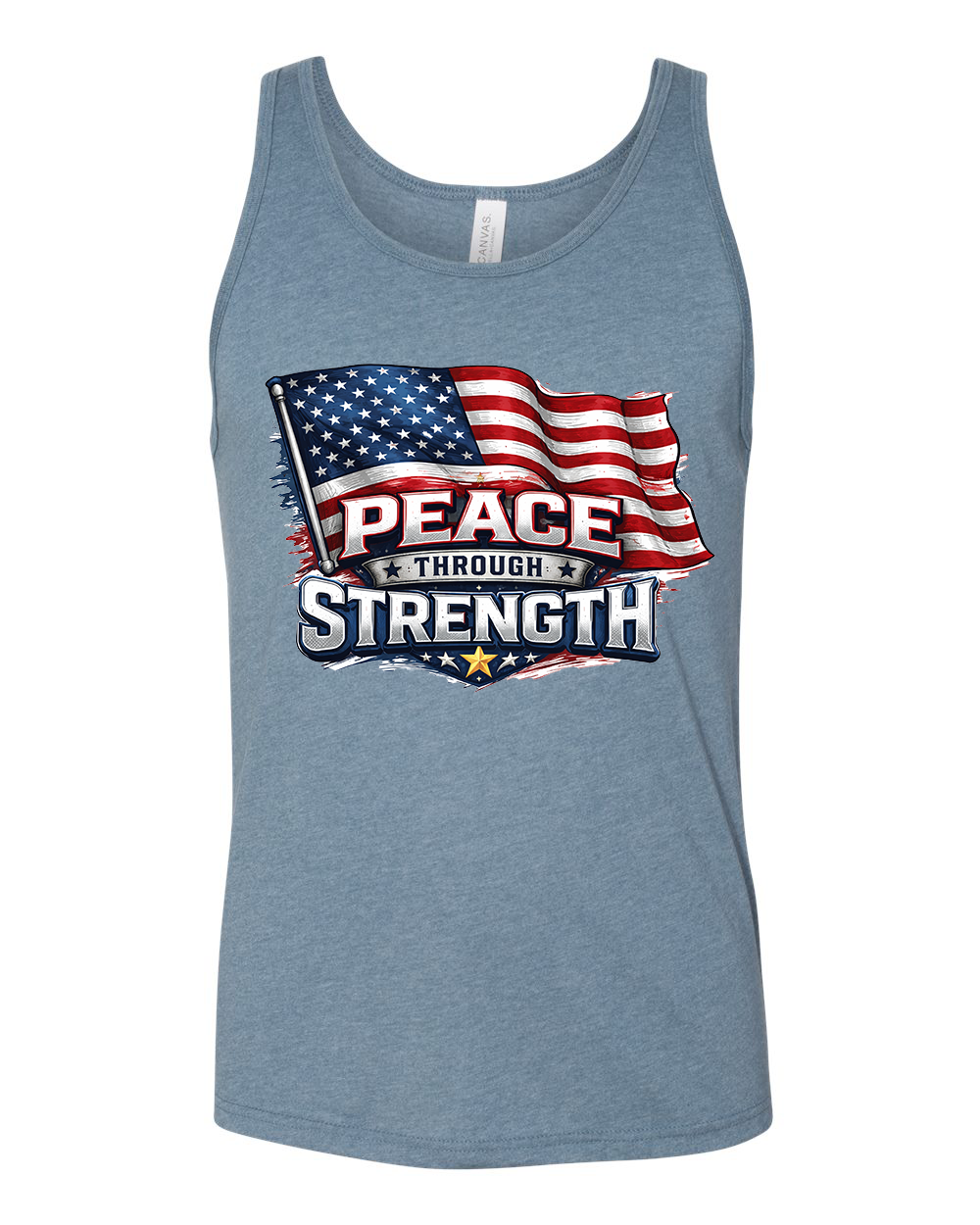 PEACE THROUGH STRENGTH TANK TOP