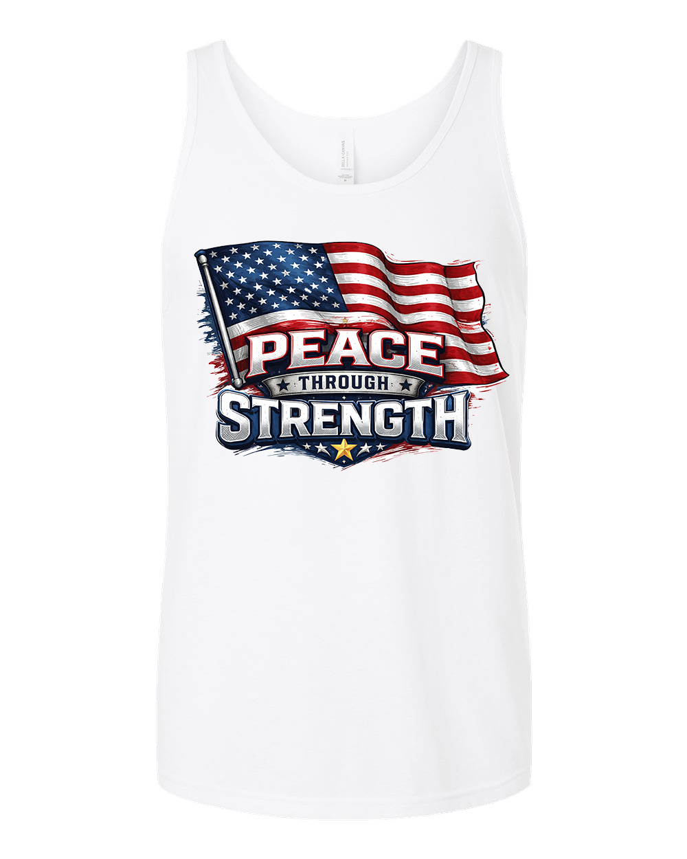 PEACE THROUGH STRENGTH TANK TOP