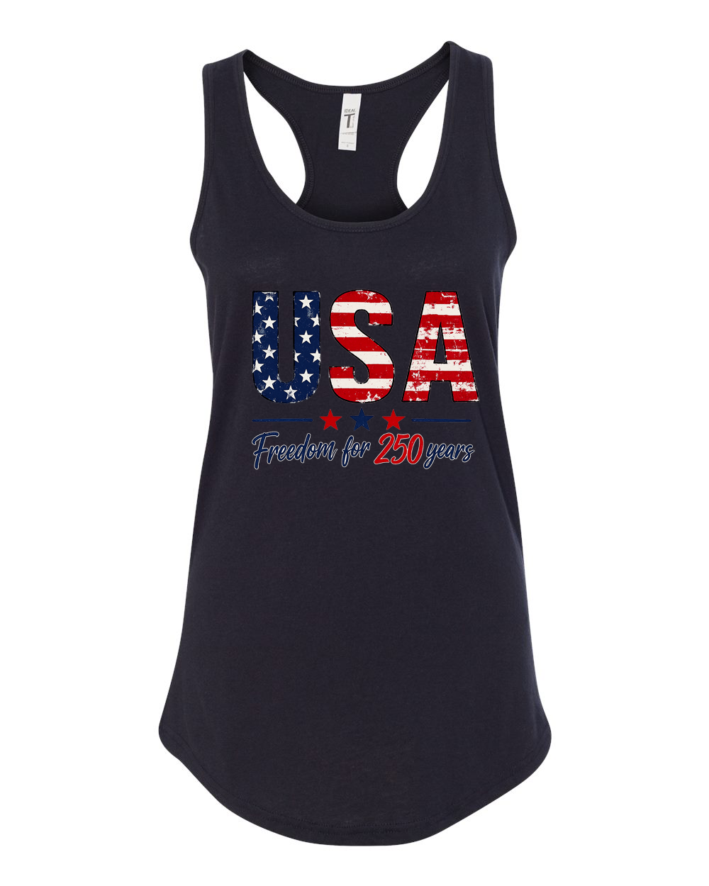 USA-FLAG-250 Ladies Tank TOP