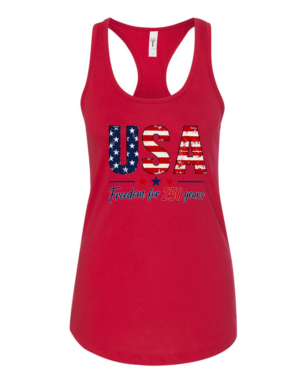 USA-FLAG-250 Ladies Tank TOP