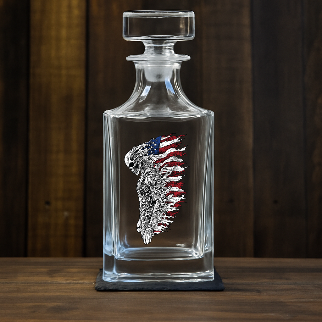AMERICAN SKULL DECANTER