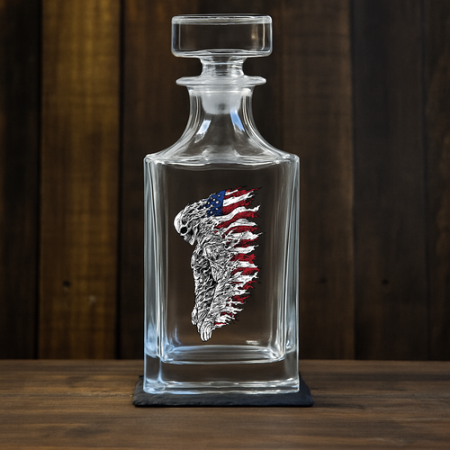 AMERICAN SKULL DECANTER