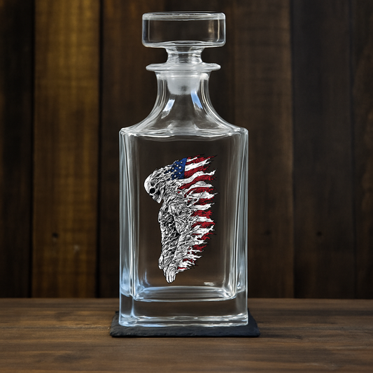 AMERICAN SKULL DECANTER