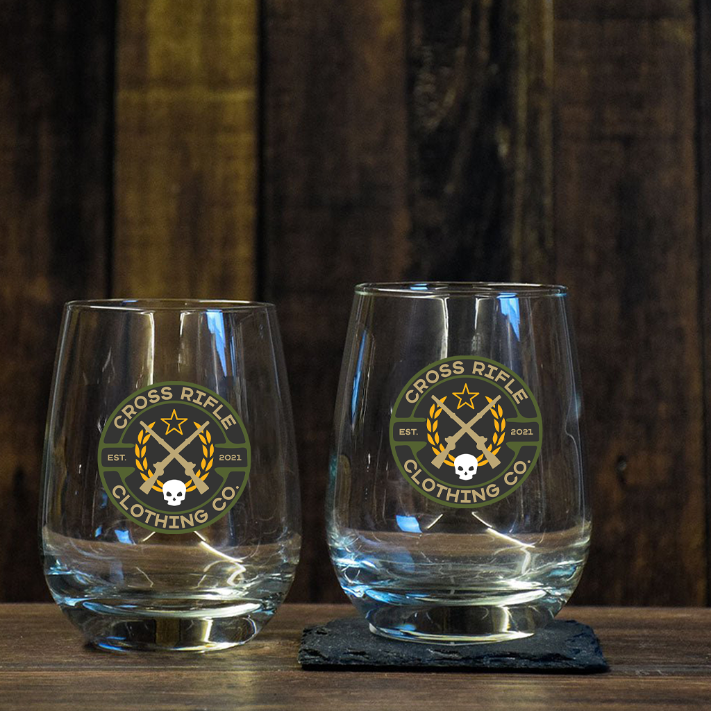 CRCC LOGO WINE GLASS SET