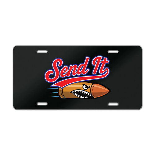 SEND IT VANITY PLATE