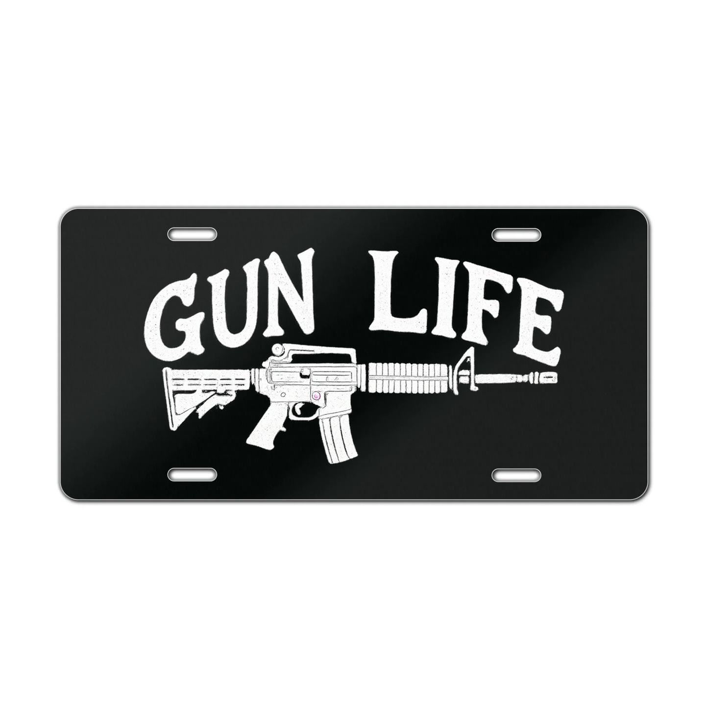 GUN LIFE VANITY PLATE