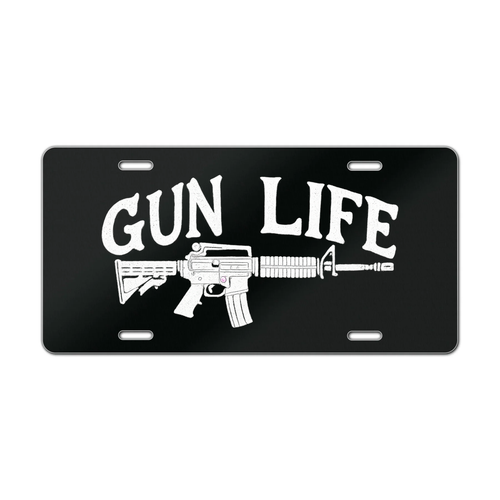 GUN LIFE VANITY PLATE