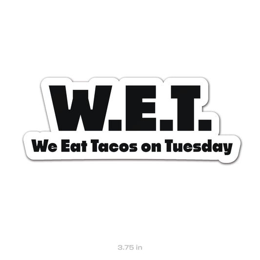 We Eat Tacos Sticker