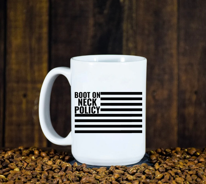 BOOT POLICY Coffee Mugs