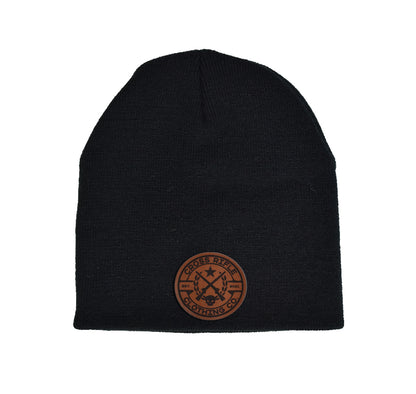 CRCC Logo Leather Patch Beanie