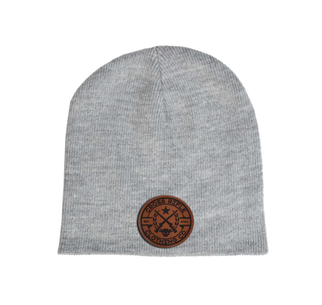 CRCC Logo Leather Patch Beanie