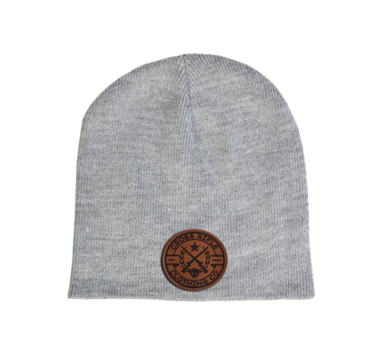 CRCC Logo Leather Patch Beanie