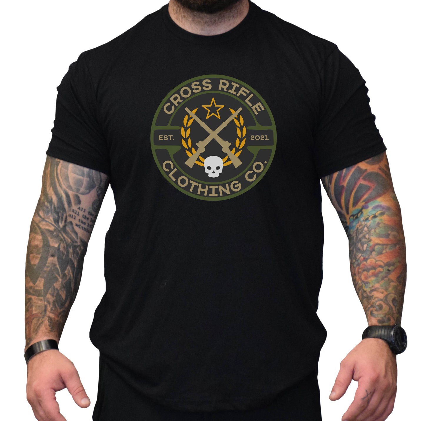 Cross Rifle Clothing Logo Shirt