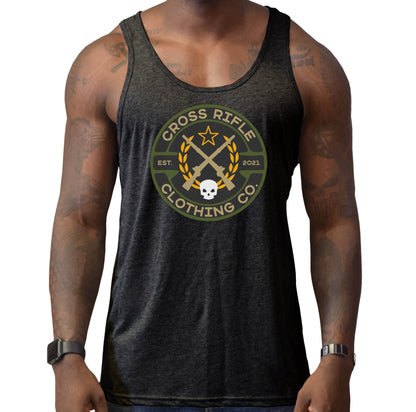 Cross Rifle Clothing Logo Tank