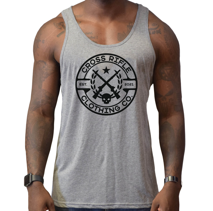 Cross Rifle Clothing Logo Tank