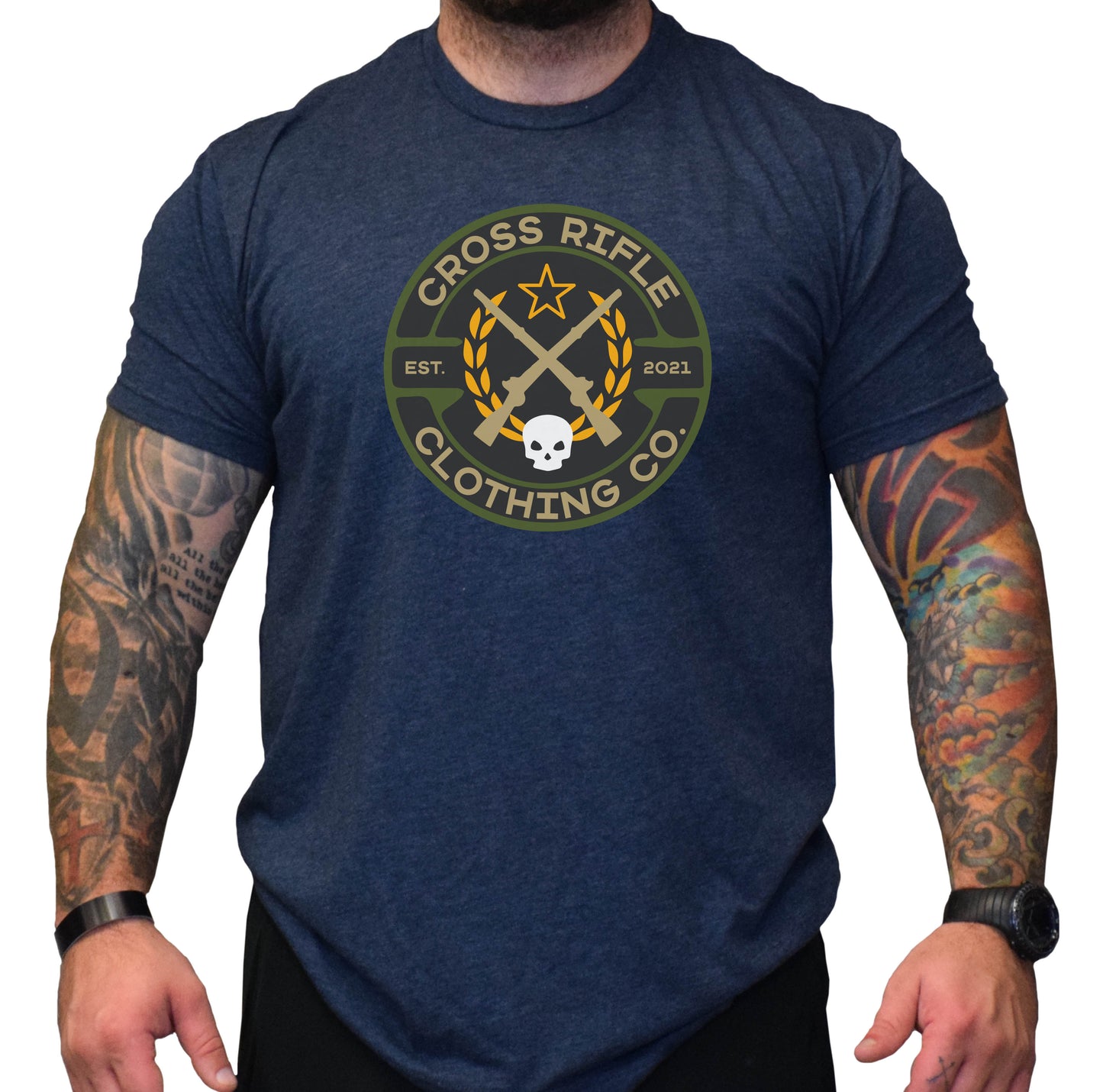 Cross Rifle Clothing Logo Shirt