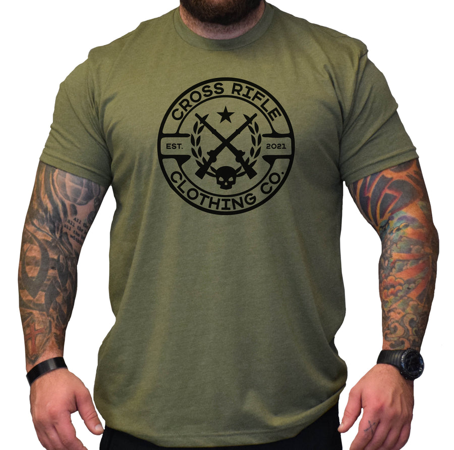 Cross Rifle Clothing Logo Shirt