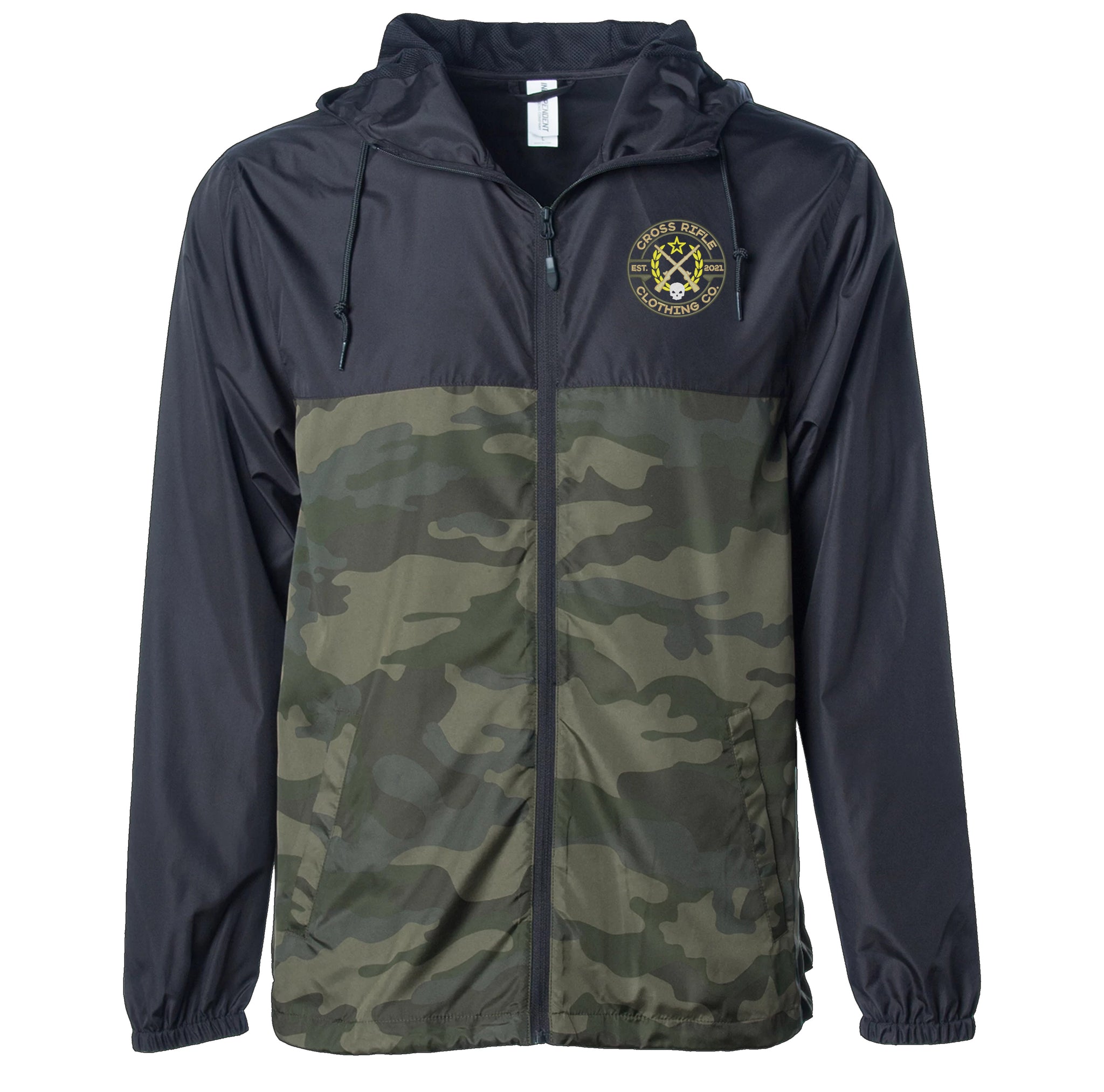 Cross Rifle Clothing Logo Windbreaker