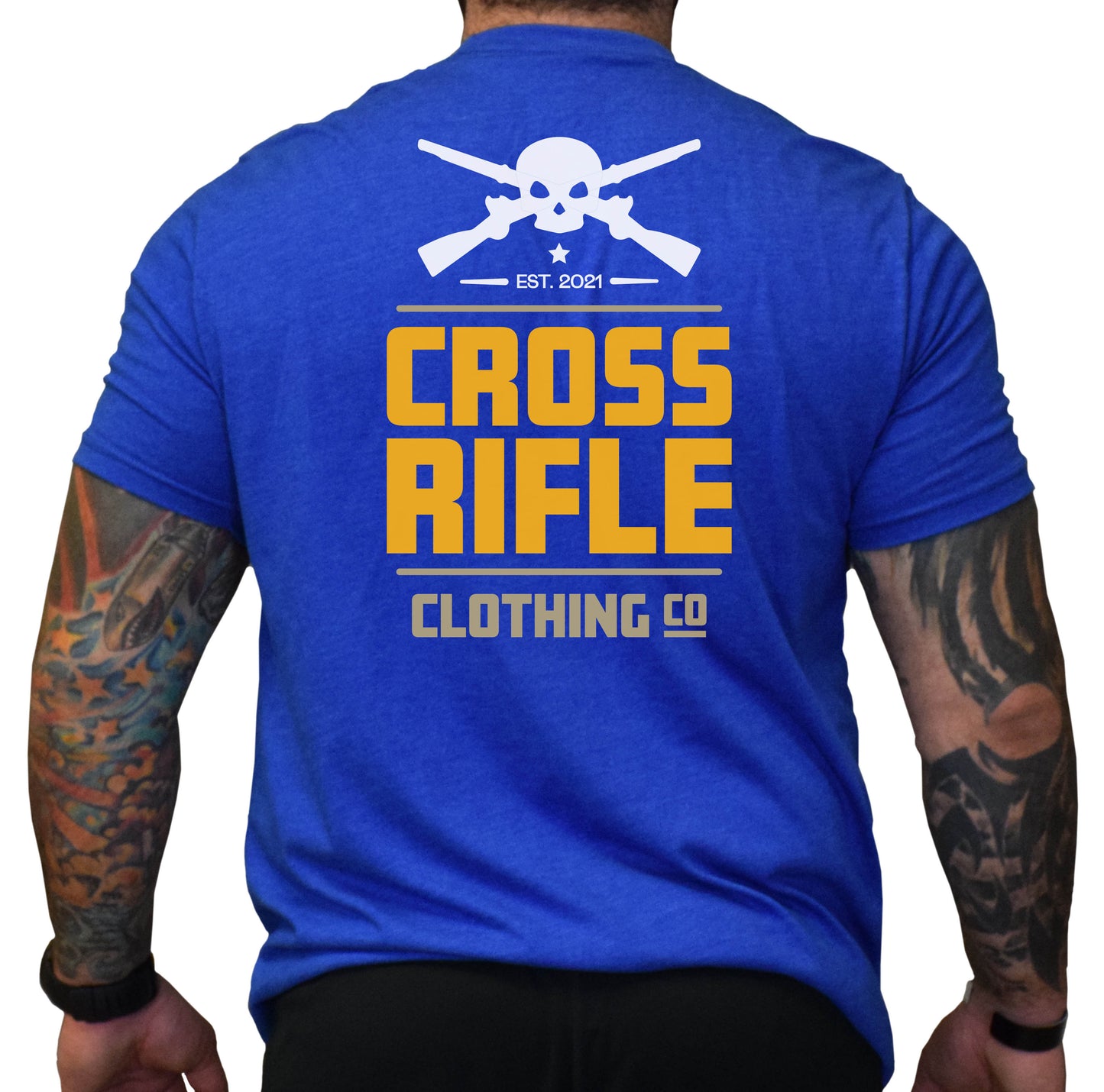Cross Rifle Skull Stacked Shirt