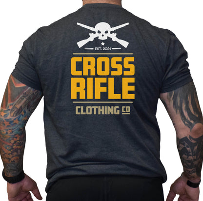 Cross Rifle Skull Stacked Shirt