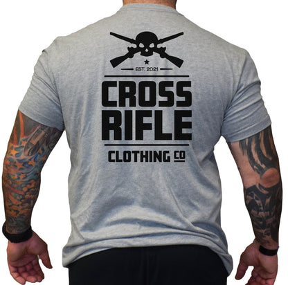 Cross Rifle Skull Stacked Shirt