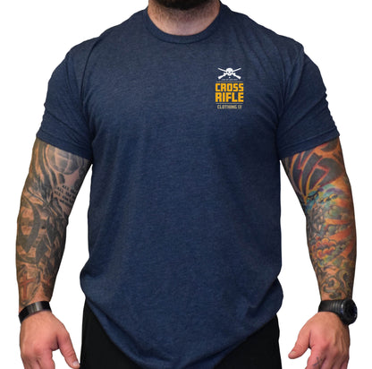 Cross Rifle Skull Stacked Shirt