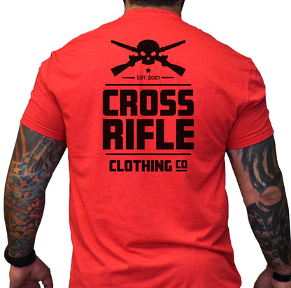 Cross Rifle Skull Stacked Shirt